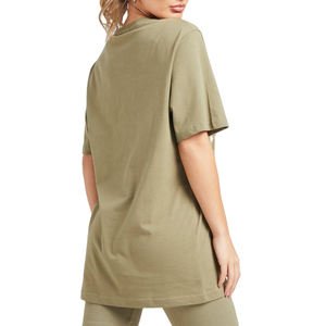 Ensemble t-shirt et short d'été décontracté pour femmes, séchage rapide, short léger, respirant, 100% coton - Product Image 2