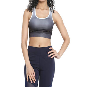 Conjuntos de entrenamiento de Yoga para mujer Sujetador acanalado Tops Deporte Fitness Ejercicio Elástico Jogging Ropa Sujetador deportivo para mujer - Product Image 1