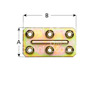 Placa Rectangular Espesor 1mm Acero Tropicalizado Modelo 312895 - Product Image 1