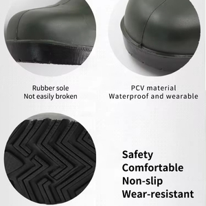 Hot <strong>Sale</strong> Cheap High Quality <strong>Wellington</strong> <strong>Boots</strong> Anti-scratch Anti-electric Dry Resistant Oil Dirt Gumboots Rain <strong>Boots</strong> - Product Image 5