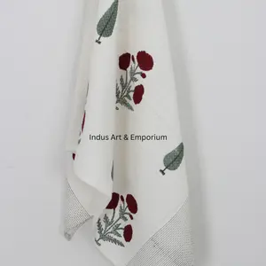 Bela mão bloco impresso algodão toalha de banho Exportação Qualidade mão bloco impresso floral algodão praia toalha