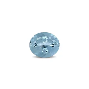 Pierre précieuse naturelle Aquamarine facettée de 9,35 carats, Topaze bleue, Saphir vert rose bleu taille coussin, pierre en vrac - Product Image 1
