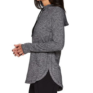 เสื้อสเวตเตอร์คอตตอนมีฮู้ดสำหรับสตรีทแวร์ผ้าฟลีซแบบสวมหัวมีสีซับในสำหรับผู้หญิง XS Size - Product Image 2