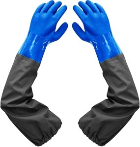 Gants de travail antidérapants et imperméables en néoprène, caoutchouc naturel mélangé, latex et coton floqué, fournis directement par l'usine - Product Image 3