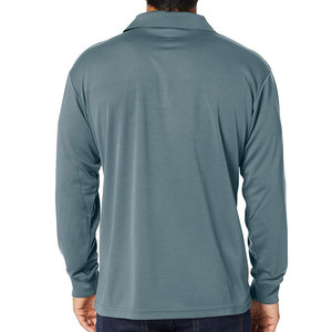 Camisas de hombre de talla grande informales de secado rápido con impresión de logotipo personalizado al por mayor, camisas de verano transpirables de alta calidad - Product Image 2