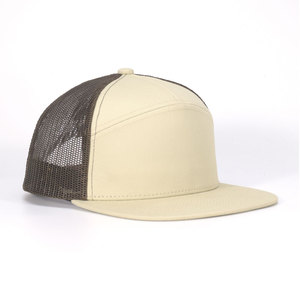 High Quality Unisex 6-Panel Trucker Snapback <b>Cap</b> Mesh Fabric Adjustable Back Closure Casual Style Four Seasons <b>Hat</b> Made Pakistan - Product Image 6