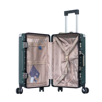 Valise de voyage à prix de gros, sacs de voyage tendance, valise de luxe en PC durable avec roues pivotantes à 360°, personnalisable, usine Hung Phat