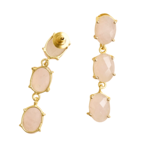 Aretes de Aro de Latón al por Mayor, Joyería de Piedras Preciosas Auténticas Naturales, Acabado de Latón Antiguo, Sin Níquel, Duraderos, Listos para Enviar al por Mayor - Product Image 3