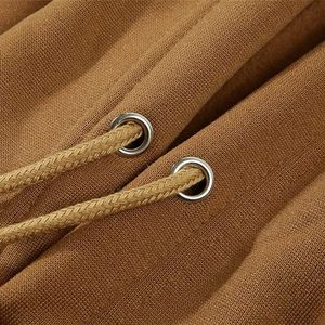 Ensemble de survêtements à capuche en molleton 2 pièces pour homme respirant, écologique, anti-boulochage, impression en relief à motif uni - Product Image 3