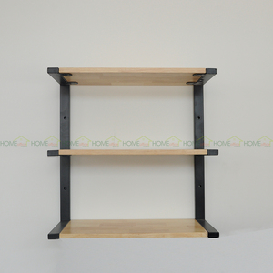 KTT68011-Ferro Simple <b>Wall</b>-<b>Mounted</b> Iron <b>Shelf</b> 68x27x60 (cm) for Living Room Space - Product Image 3