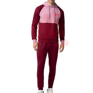 Ensemble de survêtements d'hiver personnalisés pour hommes avec capuche, vente en gros, couleur marron entièrement personnalisable, tenue d'entraînement - Product Image 1