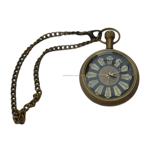 Meilleure montre de poche à thème doré, modèles Vintage avec finition dorée, montres antiques européennes - Product Image 4