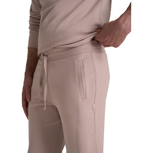 Pantalons de survêtement décontractés en coton personnalisés à taille mi-haute, coupe droite, taille élastique, pour homme, pour la course à pied, la salle de sport, en gros - Product Image 4