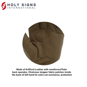 Tig Welding <b>Gloves</b> Heavy Duty Anti-Vibrate Synthetic Leather Anti-Heat Anti-Cut Impact Level 2 Safety Cuff for Tractor <b>Drivers</b> - Product Image 2