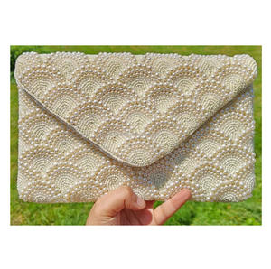 Nueva colección, diseñador de estilo bohemio indio, bolsos de mensajero con cuentas bohemias para mujer, bolso de hombro hecho a mano, bolso de mano para compras de noche - Product Image 1