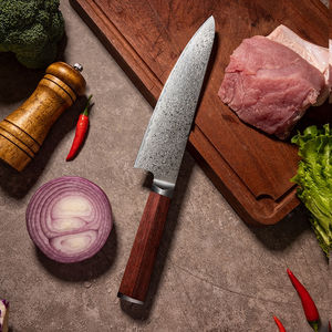 มีดเชฟทำมือระดับพรีเมี่ยมพร้อมที่จับเหล็กดามัสกัสเครื่องมือทำครัวมืออาชีพที่ปลอดภัยจากโรงงานปากีสถาน - Product Image 5