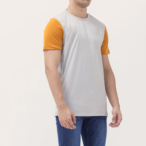 Camisetas de algodón liso de manga corta para hombre, venta al por mayor, camiseta informal de algodón 100% transpirable de alta calidad con logotipo personalizado en blanco para hombre - Product Image 4