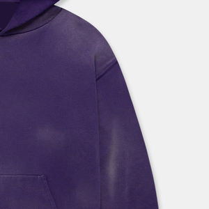 เสื้อฮู้ดผู้ชายผ้าคอตตอนผสมสีแบบเต็มตัวสีตามสั่ง - Product Image 6