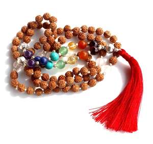 เครื่องประดับโยคะตามหลักฮวงจุ้ย สร้อยมาลา 7 จักระ สร้อยประคำทูลซี 108 เม็ด ทำด้วยมือ ของขวัญและของที่ระลึกสำหรับงานปาร์ตี้ เหมาะสำหรับทุกเพศ - Product Image 6