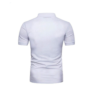 Polos de manga corta personalizados para hombre, Polo de algodón negro sólido de algodón, Polo de tela transpirable de nuevo estilo para hombre - Product Image 6