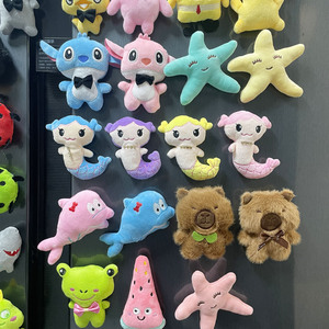 44 styles d'aimants de réfrigérateur en peluche personnalisables en vrac, aimants de réfrigérateur mignons de personnages de dessins animés pour la décoration de la maison <span class=keywords><strong>et</strong></span> de la cuisine - Product Image 3
