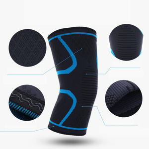 Manchons de Compression de genou robustes pour le soulagement des articulations récupération d'entraînement de gymnastique sportive accessoires de gymnastique d'entraînement de Compression respirants - Product Image 2
