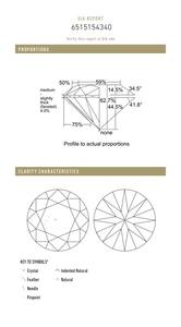 B2B D'Vins Bijoux pour GIA Certifié Lâche Blanc Diamant 1.11 CT Naturel F Couleur FL FLOW Pureté EX Coupe Poli Modèle AZR-57 pour - Product Image 5