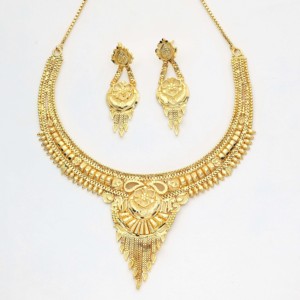 Collares de microformación de oro, joyería de moda tradicional y para ocasiones especiales para mujer, cobre y latón, Chapado en Oro Laminado - Product Image 2