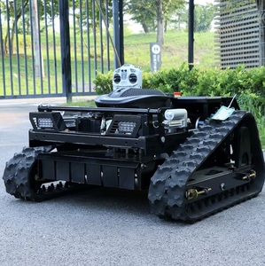 เครื่องตัดหญ้าแบบหุ่นยนต์ขับเองเครื่องตัดหญ้าดาวเทียมจีพีเอสไร้สายตัดหญ้าควบคุมด้วยตนเอง - Product Image 1