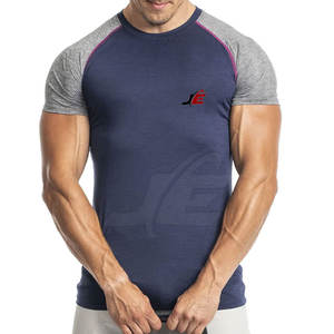 Camisetas de gimnasio para hombre de algodón 100%, cómodas y duraderas, color sólido, fabricadas en Pakistán - Product Image 4
