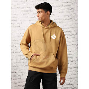 Hombres Sudadera con capucha de gran tamaño con Urban Street Fashion Basic Casual Sudadera con capucha de gran tamaño para los hombres con ajuste relajado - Product Image 6