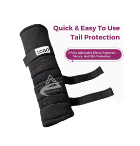 Alta calidad 300GSM Polar Fleece Horse Tail Guard Totalmente ajustable Cómodo relleno de espuma Durable Horse Product - Product Image 2