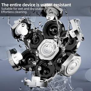 Afeitadora Eléctrica Recargable USB para Hombre, Maquinilla de Afeitar Rotatoria, Resistente al Agua IPX7, Cortadora en Húmedo/Seco, Kit de Cuidado Personal 5 en 1 - Product Image 2