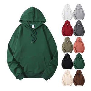 Alta calidad personalizado para hombre 100% algodón Sudadera con capucha de talla grande de gran tamaño Unisex peso pesado pulóver sudaderas con capucha para hombres - Product Image 1