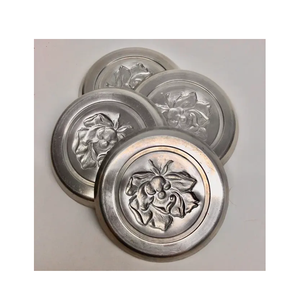 Sous-verre personnalisable en aluminium et acier inoxydable forme ronde taille personnalisée au meilleur prix - Product Image 6
