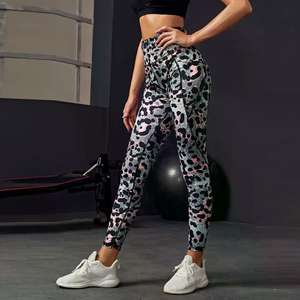 Pantalon de sport sans couture de qualité supérieure pour femmes, poches, vêtements de sport pour la course à pied, le fitness, le yoga, entraînement, logo personnalisé, couleur unie - Product Image 1