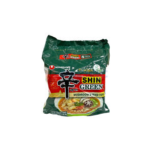 Fideos Verdes NONGSHIM SHIN RAMYUN, Paquete de 16 (4x4) - Product Image 1