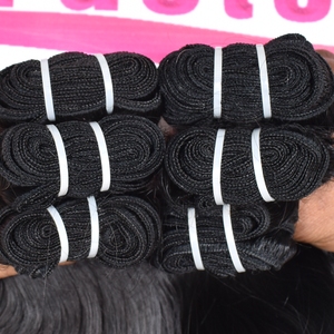 Extensions de cheveux humains à prix d'usine, mèches brutes, ondulation naturelle, non traitées, vierges, fournisseur indien de cheveux de temple pour la vente en gros par l'exportation - Product Image 3