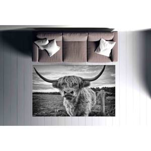 Tapis photo avec image de vache des Highlands : tapis d'appoint antidérapant, tapis en chenille - Product Image 3