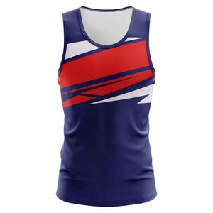 Ropa de hombre camisetas sin mangas precio barato ropa de verano sin mangas de alta calidad sublimación impresa transpirable High Street Tank Top hombres - Product Image 4