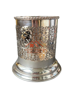 Support Porte-bouteille de vin de luxe Personnalisation disponible Seau à glace en aluminium fini or antique - Product Image 6