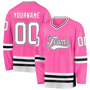 2025 Tendance Maillot d'équipe de hockey sur glace de haute qualité avec uniforme sublimé personnalisé à manches longues avec nom d'équipe OEM - Product Image 6