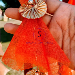 Décoration de mariage indien, cordes Gota Patti, glands, suspensions de porte, filets suspendus, bouquets, décoration de Diwali, décoration de Noël, suspensions de porte - Product Image 2