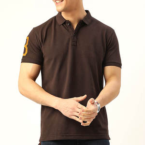 เสื้อโปโลผู้ชายผ้าฝ้ายพิมพ์โลโก้ตามสั่ง แขนสั้น เนื้อผ้านุ่ม ระบายอากาศดี สวมใส่สบาย รับผลิตแบบ OEM ขายส่งจำนวนมากจากโรงงาน - Product Image 1
