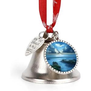 Ornement de décoration de cloche de Noël en métal pour la décoration de fête de vacances à la main Design unique Cloche de Noël vintage - Product Image 2