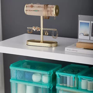 Beautiful <b>Jewelry</b> Earring Display <b>Stand</b> Customized Shape and Size Modern Design Gold Plated Metal Tableware <b>Jewelry</b> <b>Stand</b> - Product Image 5