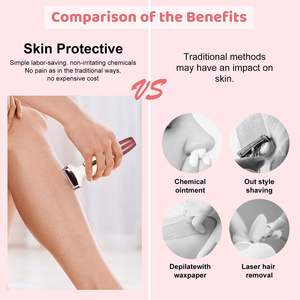 Depiladora 4 en 1 para Mujer, Recortadora de Vello Eléctrica con Pantalla Digital, para Rostro, Axilas y Área del Bikini, Resistente al Agua IPX7 - Product Image 1