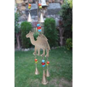 Handmade 84 cm Length Camel <b>Bells</b> Wall Hanging Indian Patio Decor String Decoration Windchime Animal Shape - Product Image 5