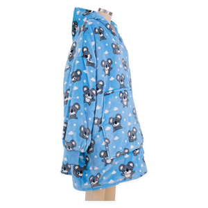 Custom Printed Lounging Wearable Hoodie <b>Blanket</b> Oversized Fleece Snuggle Hooded <b>Blanket</b> Cambodia Apparel OEM Factory - Product Image 2