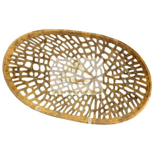 Hôtel et Restaurant martelé Design plateau pour servir des aliments et des collations Villa ustensiles de cuisine accessoires plateau plats assiettes - Product Image 5